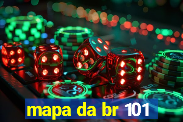 mapa da br 101